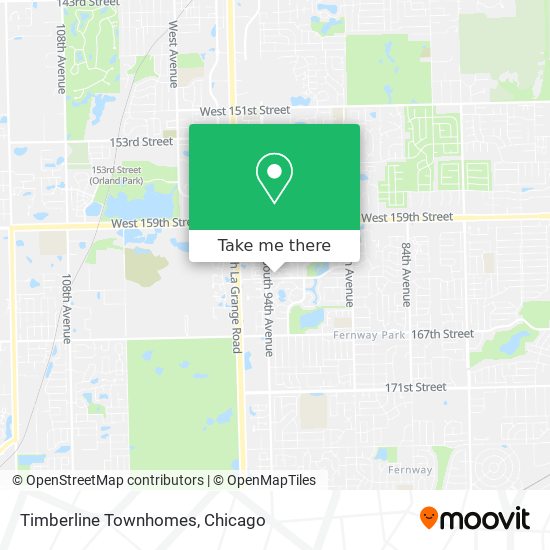 Timberline Townhomes map