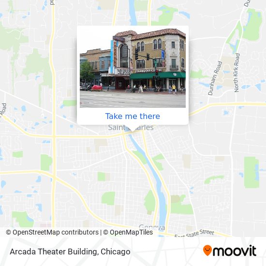 Arcada Theater Building map