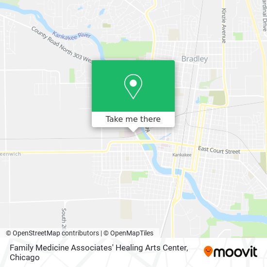Mapa de Family Medicine Associates' Healing Arts Center
