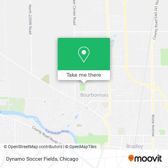 Dynamo Soccer Fields map