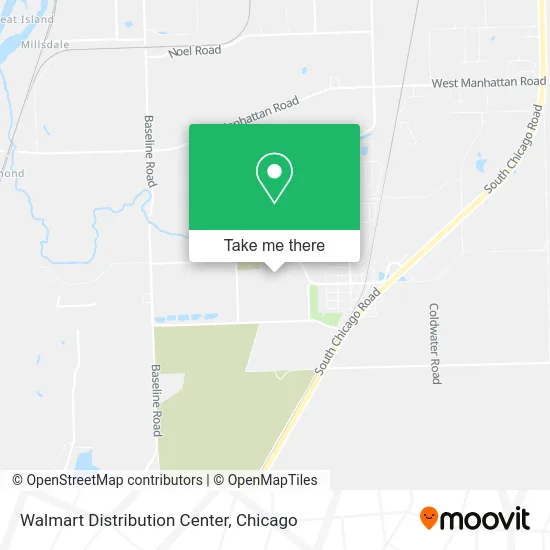 Walmart Distribution Center map