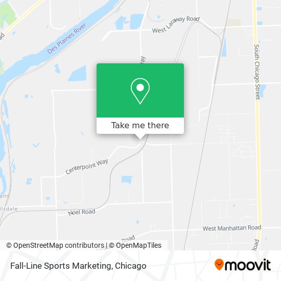 Mapa de Fall-Line Sports Marketing