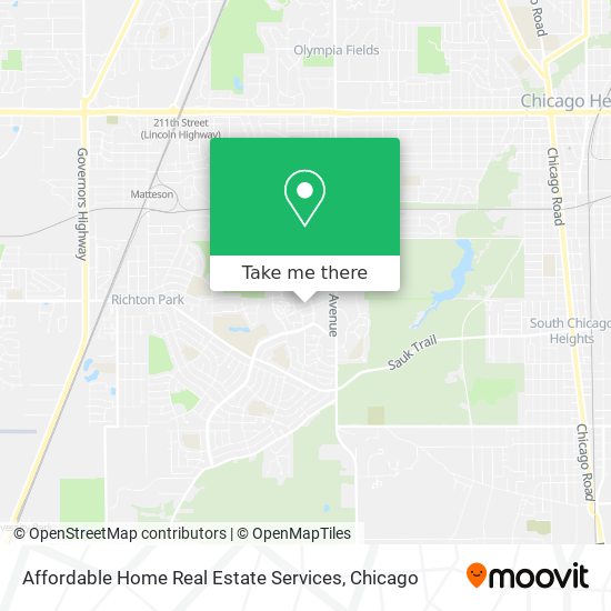 Affordable Home Real Estate Services map