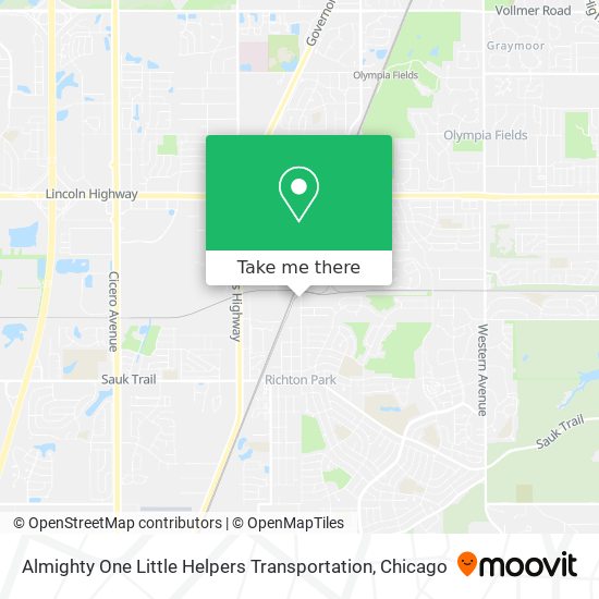 Mapa de Almighty One Little Helpers Transportation