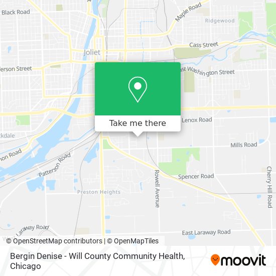 Bergin Denise - Will County Community Health map