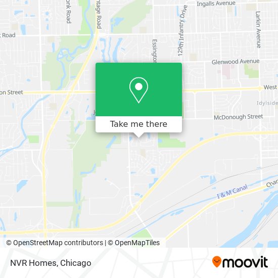 NVR Homes map