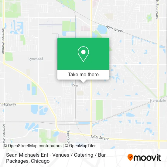 Sean Michaels Ent - Venues / Catering / Bar Packages map