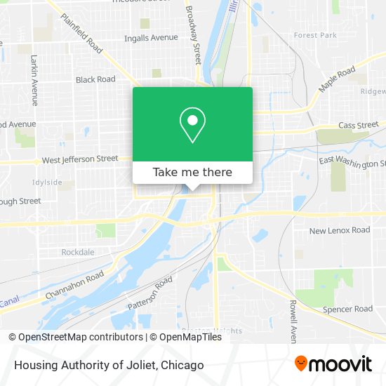 Housing Authority of Joliet map