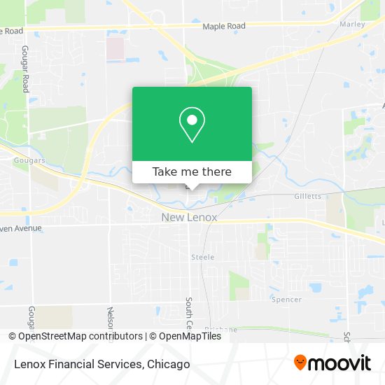 Lenox Financial Services map