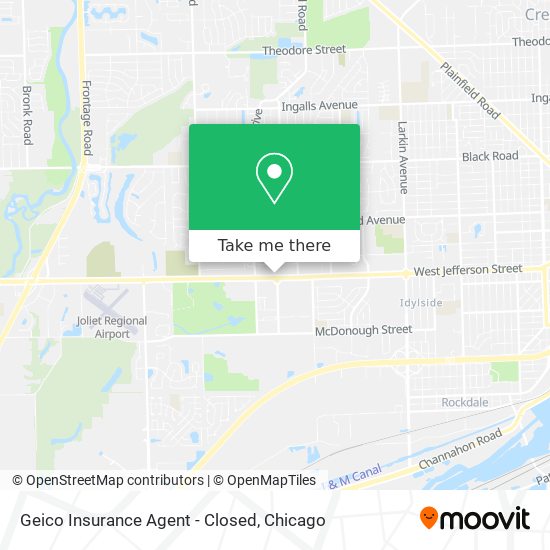 Geico Insurance Agent - Closed map