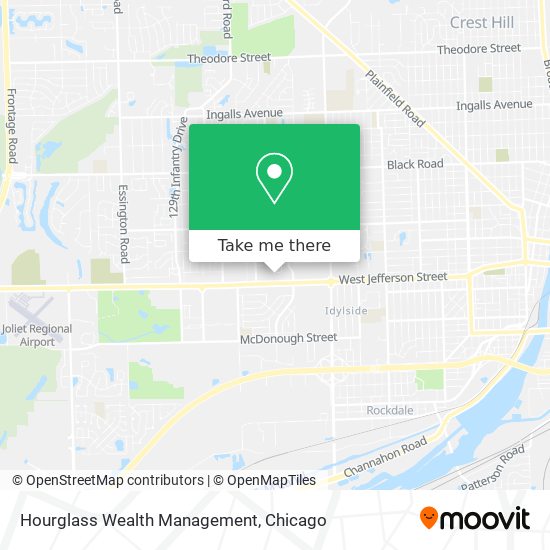 Mapa de Hourglass Wealth Management