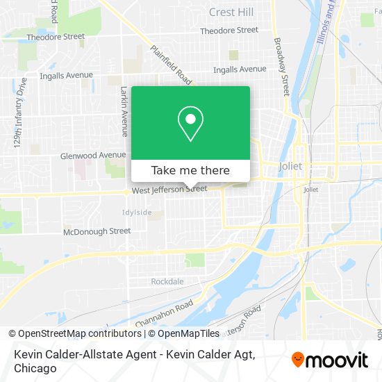 Mapa de Kevin Calder-Allstate Agent - Kevin Calder Agt