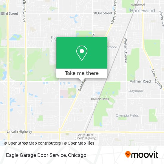 Eagle Garage Door Service map