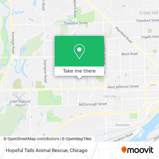 Hopeful Tails Animal Rescue map