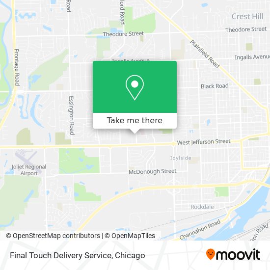 Mapa de Final Touch Delivery Service