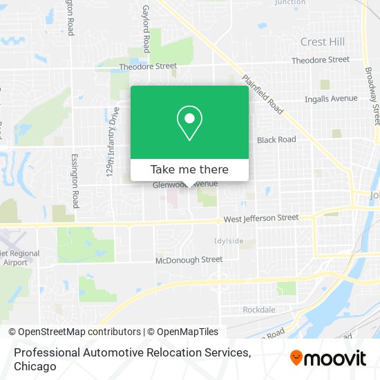 Mapa de Professional Automotive Relocation Services