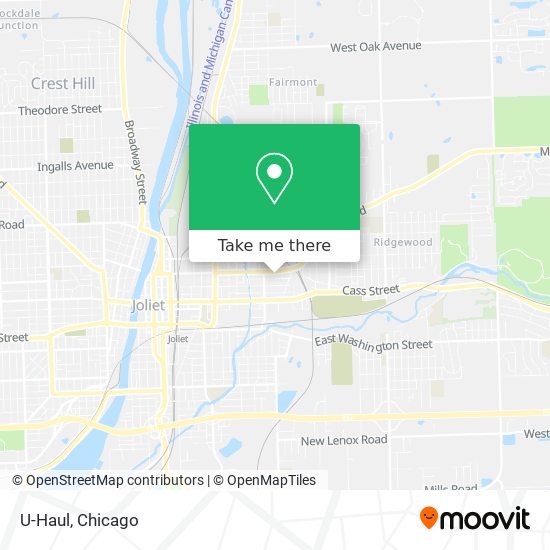 U-Haul map