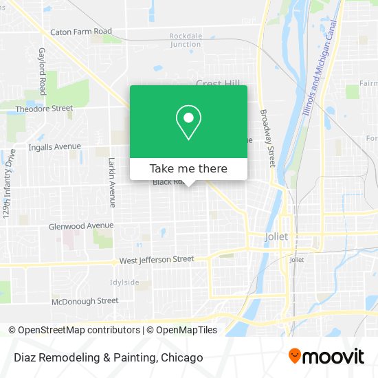 Diaz Remodeling & Painting map