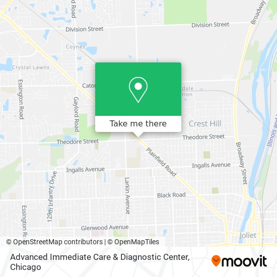 Mapa de Advanced Immediate Care & Diagnostic Center