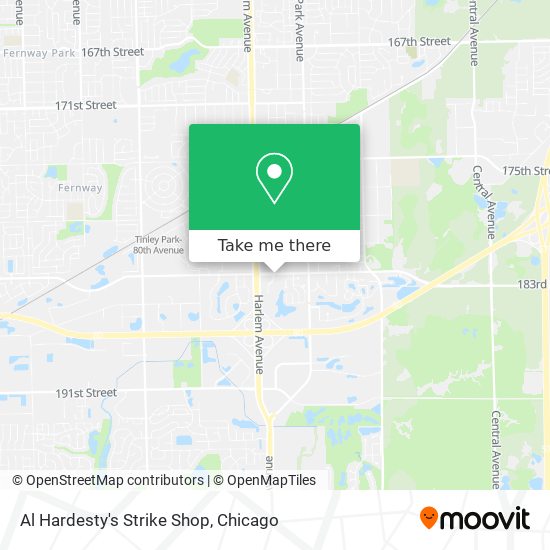 Al Hardesty's Strike Shop map