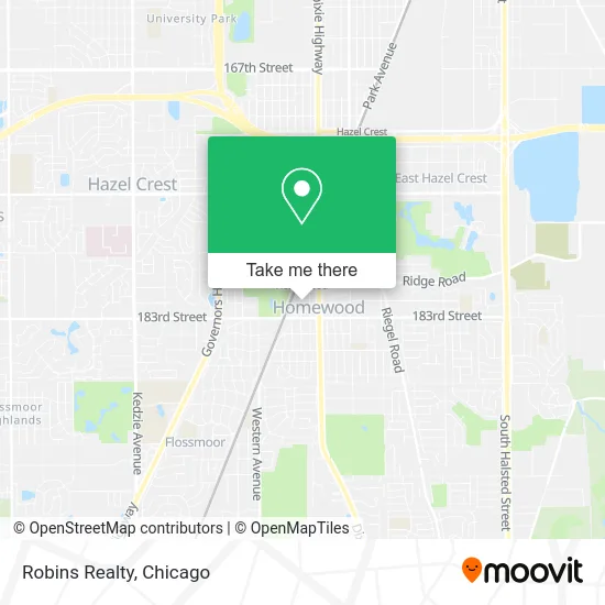 Robins Realty map