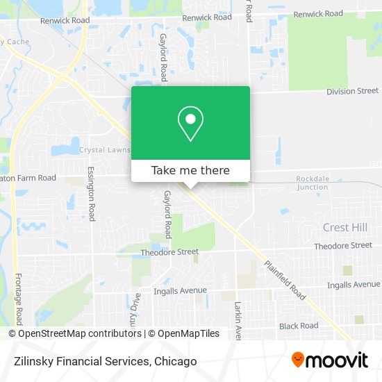 Zilinsky Financial Services map