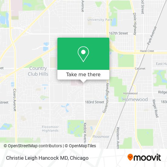 Mapa de Christie Leigh Hancock MD