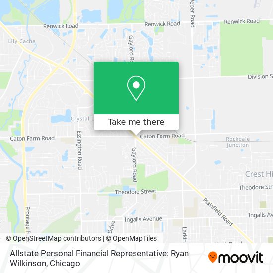 Mapa de Allstate Personal Financial Representative: Ryan Wilkinson