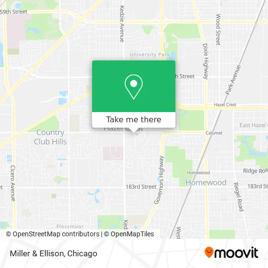 Miller & Ellison map