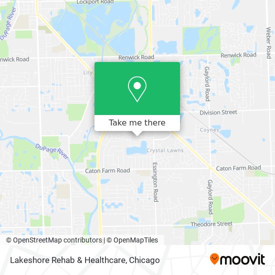 Lakeshore Rehab & Healthcare map