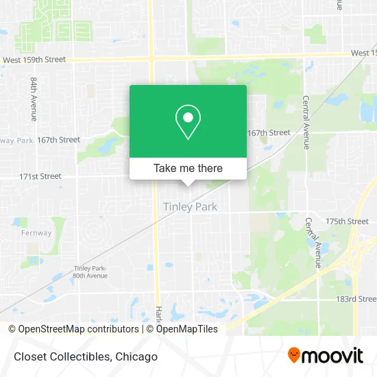 Closet Collectibles map