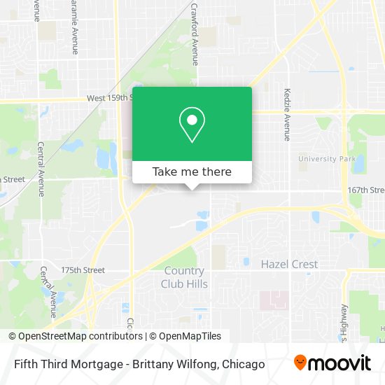 Fifth Third Mortgage - Brittany Wilfong map