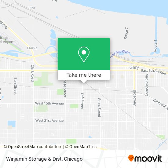 Winjamin Storage & Dist map