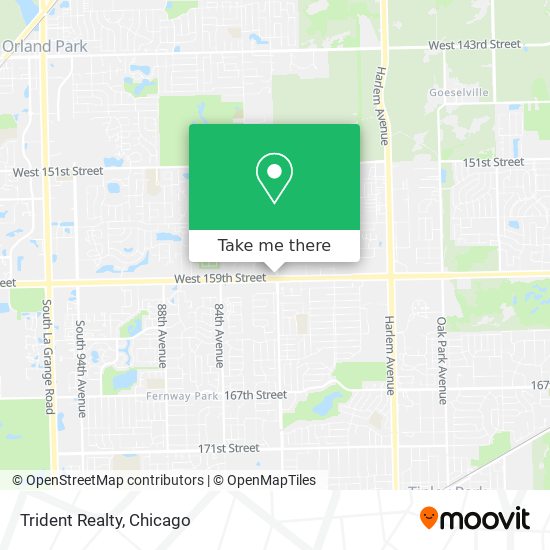 Trident Realty map