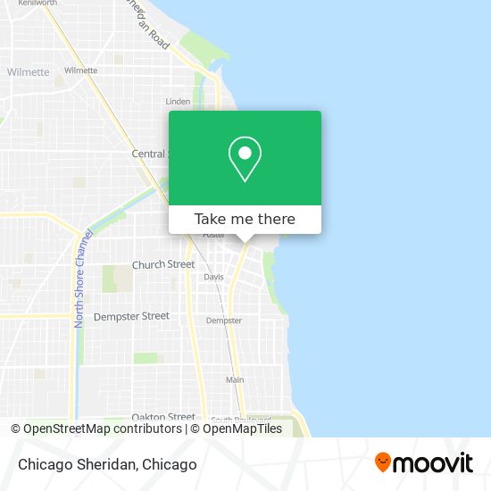 Mapa de Chicago Sheridan