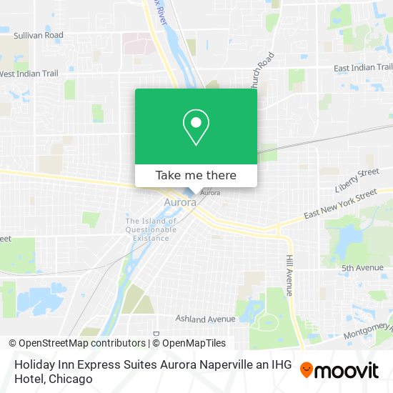 Holiday Inn Express Suites Aurora Naperville an IHG Hotel map
