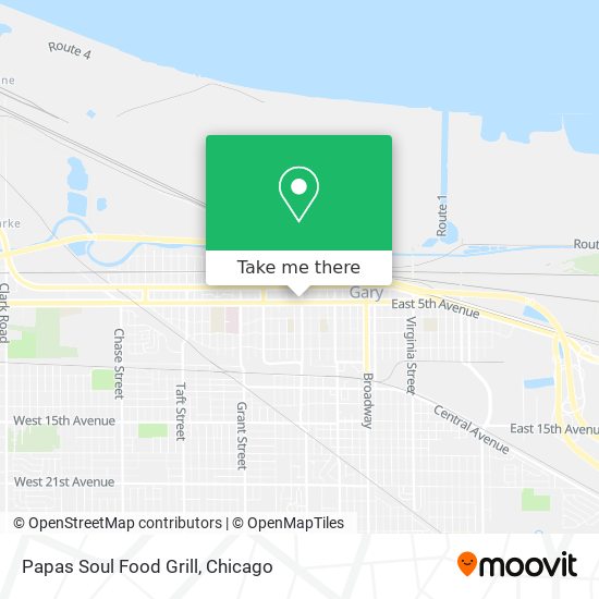 Papas Soul Food Grill map