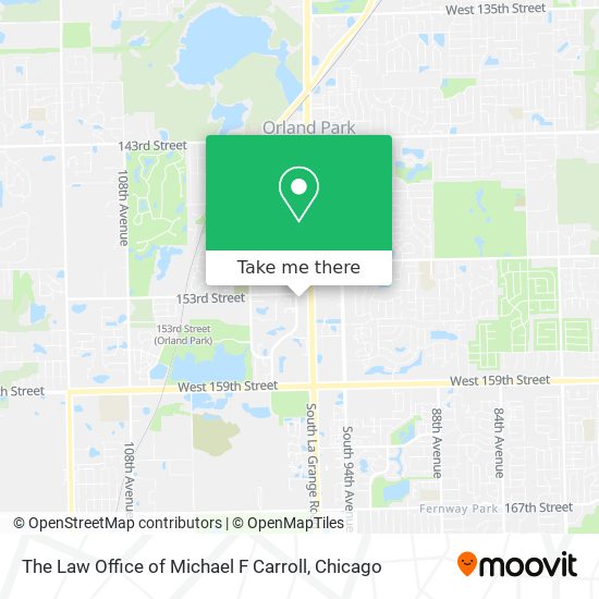 The Law Office of Michael F Carroll map