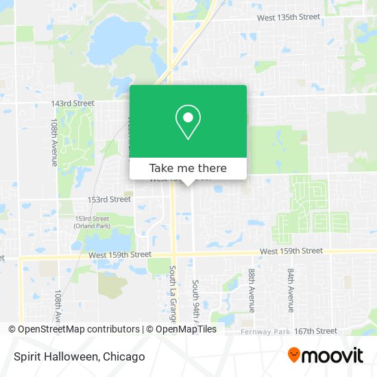 Spirit Halloween map