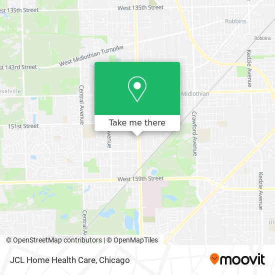 JCL Home Health Care map