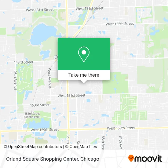 Orland Square Shopping Center map