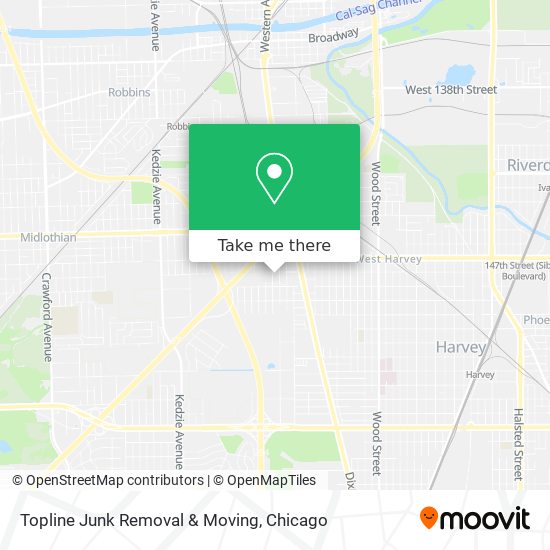 Mapa de Topline Junk Removal & Moving