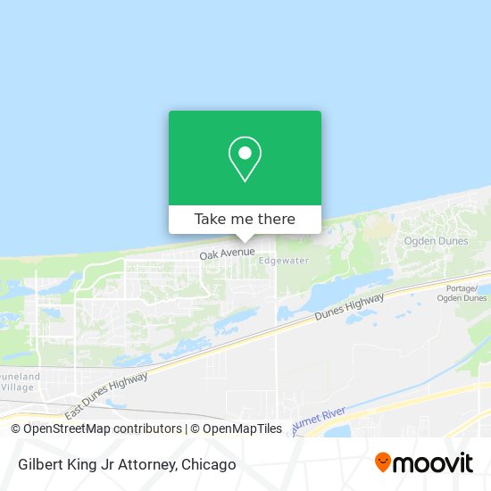 Gilbert King Jr Attorney map