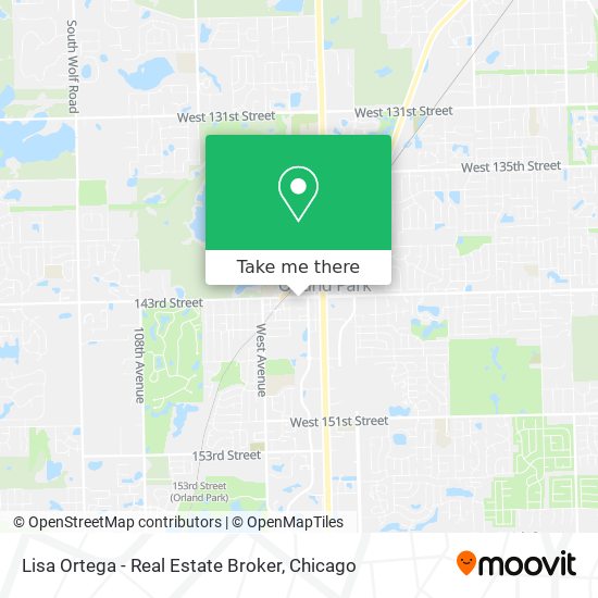 Lisa Ortega - Real Estate Broker map