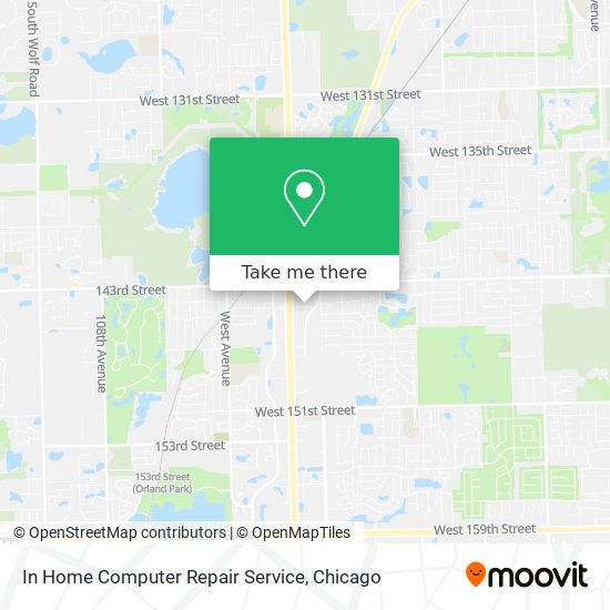 Mapa de In Home Computer Repair Service