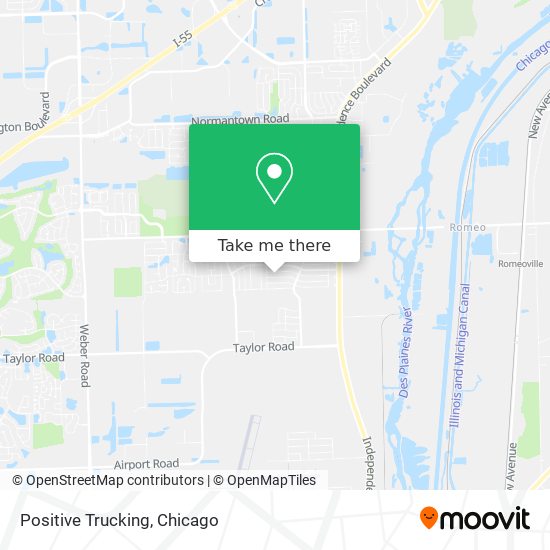Mapa de Positive Trucking