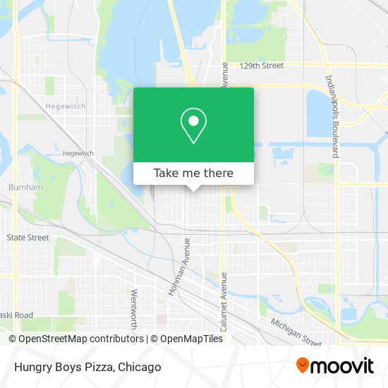 Hungry Boys Pizza map