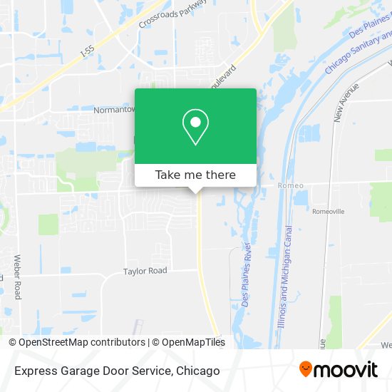 Mapa de Express Garage Door Service