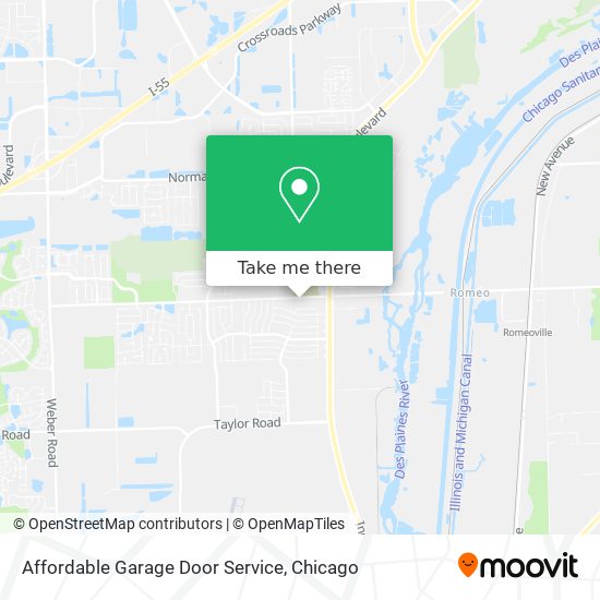 Affordable Garage Door Service map
