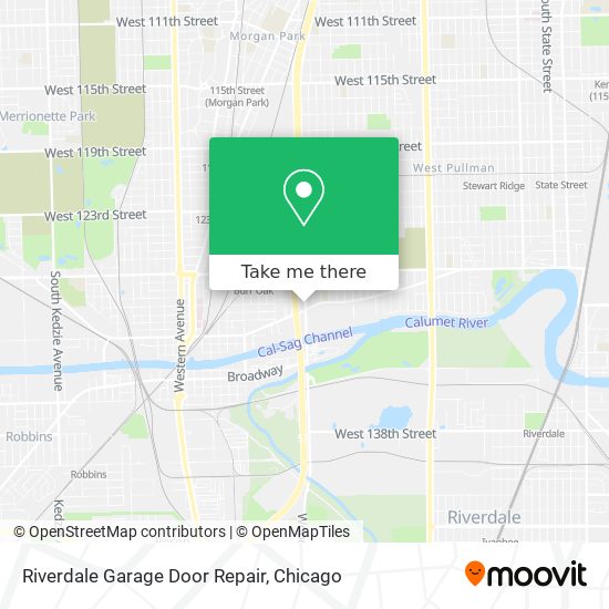 Riverdale Garage Door Repair map